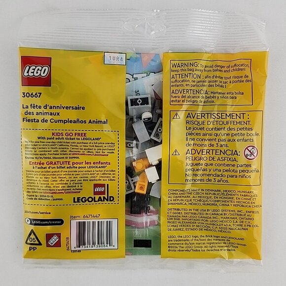 LEGO CREATOR 30666 30667 30669 Iconic Plane Gift Animals 3in1 6+ Yrs - Picture 10 of 16